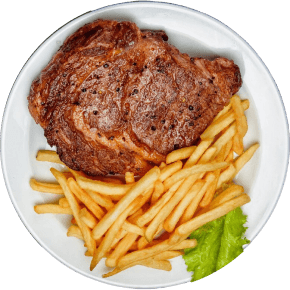 Grilled beef steak Image